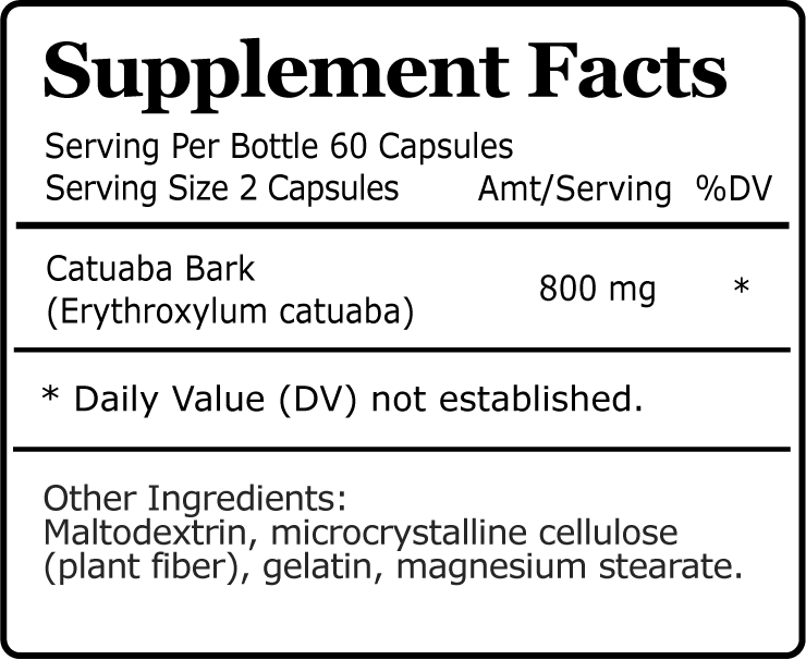 Catuaba Bark Extract