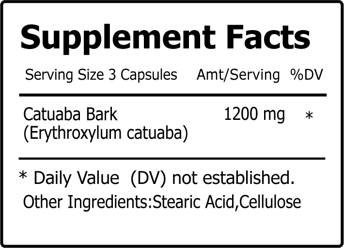 Catuaba bark extract