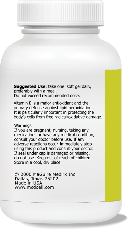 Vitamin E 400 I.U.
