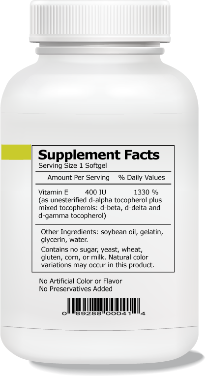 Vitamin E 400 I.U.