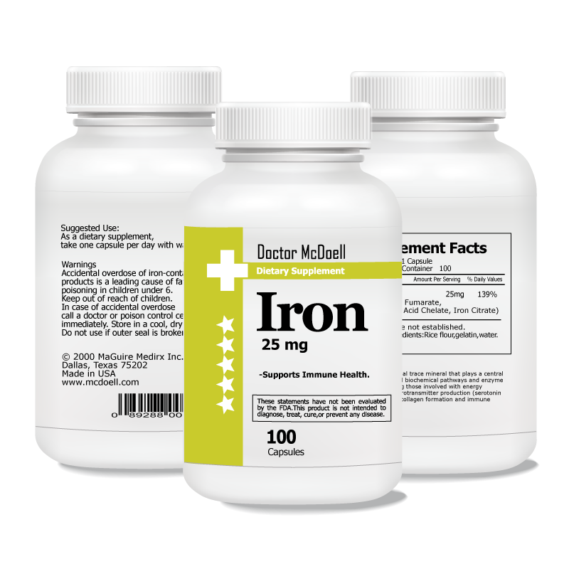 Iron 25mg