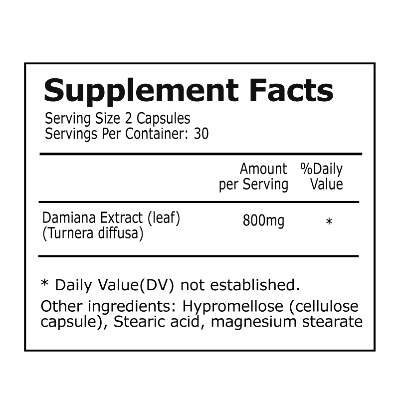 Damiana Leaf Extract